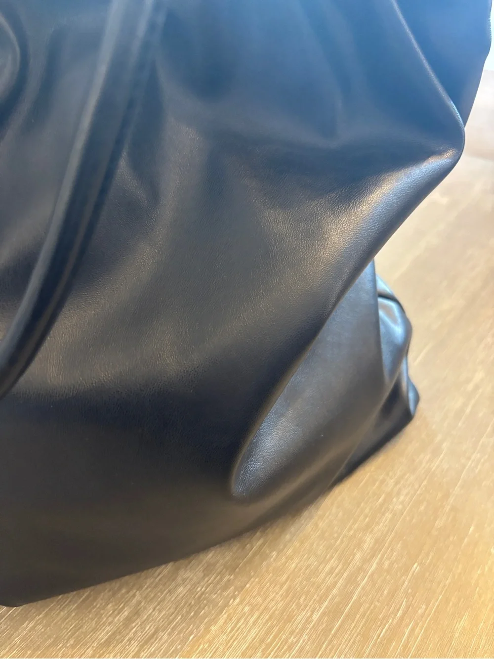 a new day Black Ruched Shoulder Tote Bag - Picture 2 of 9